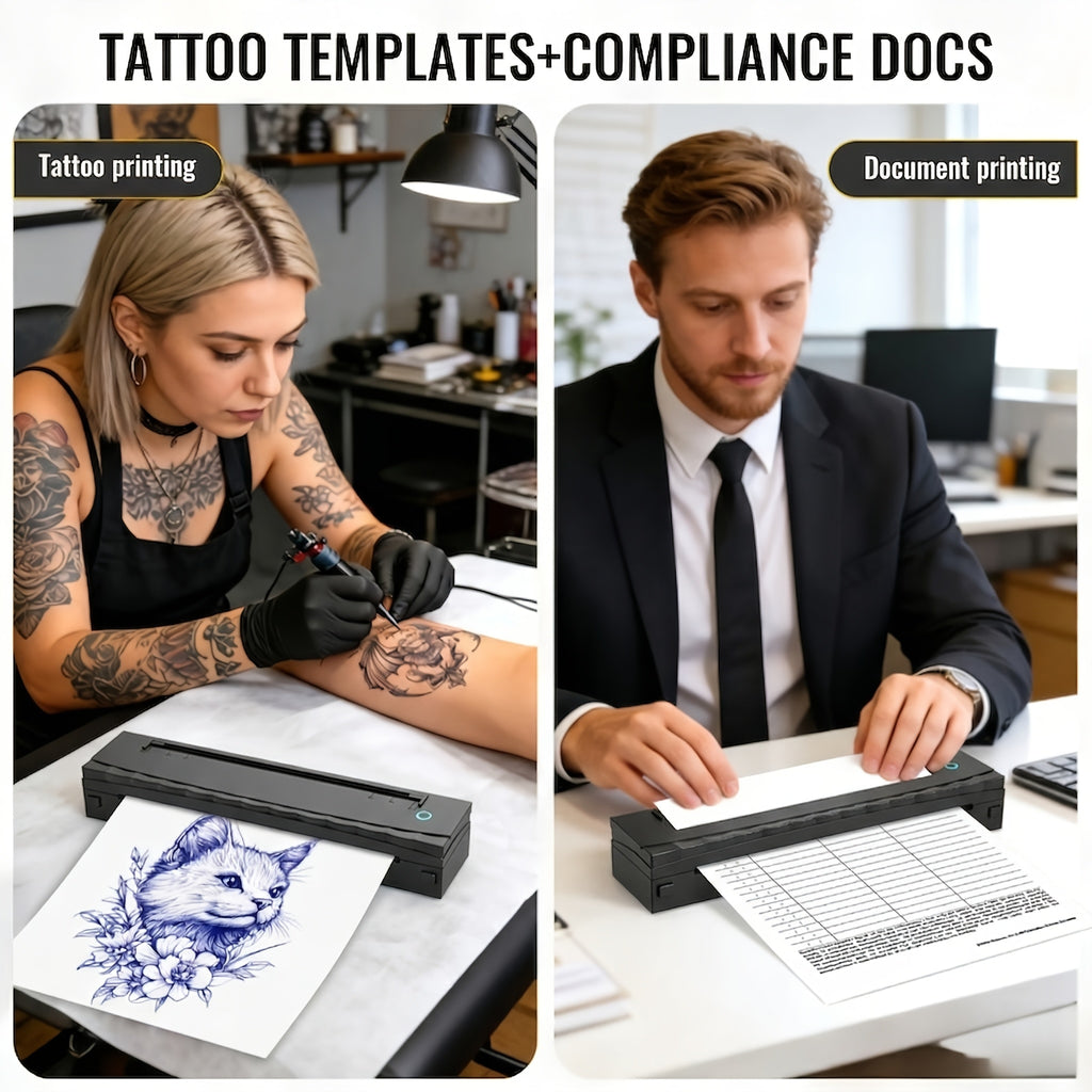 2026 new inkless a4 thermal printer document printer tattoo