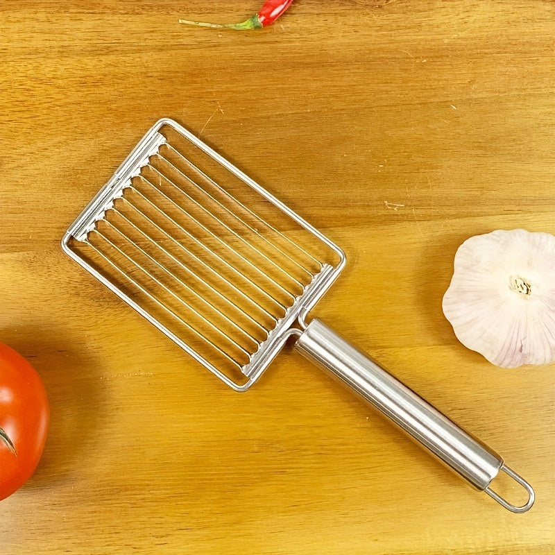 stainless steel tomato slicer manual fruit vegetable cutter