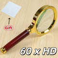 2pcs 1pc high definition 60x magnifying glass 1pc random