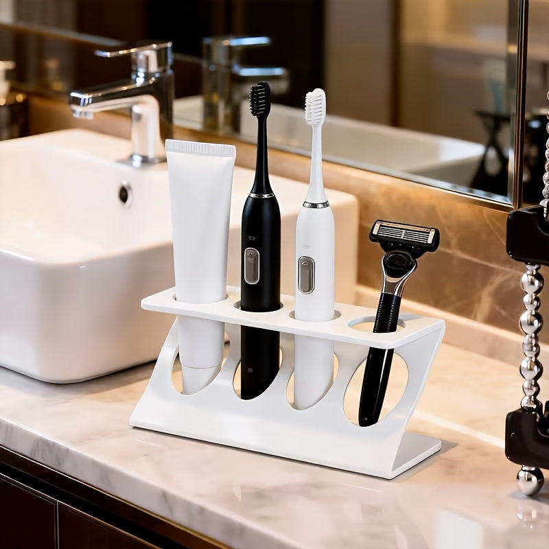 bathroom multipurpose storage rack toothbrush holder