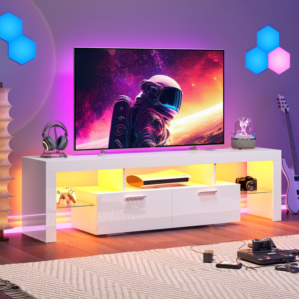 71 high gloss   stand led lights 55 65 75 80 inch tvs