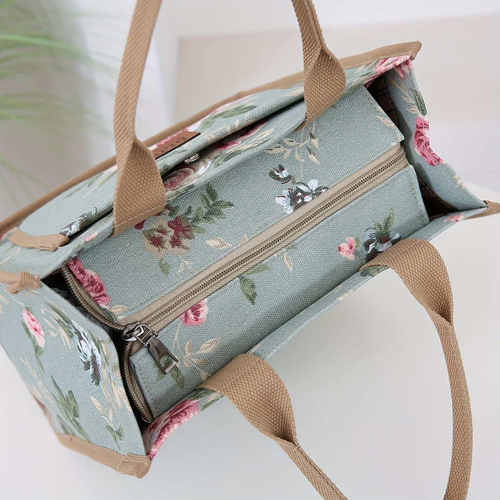 new tote bag made floral print fabric   durable