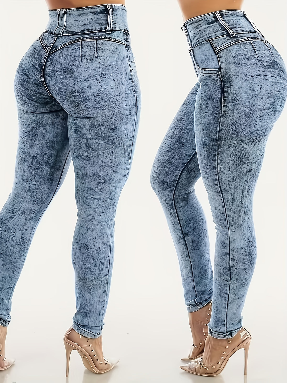 printed leggings not   denim fabric elegant womens fitted