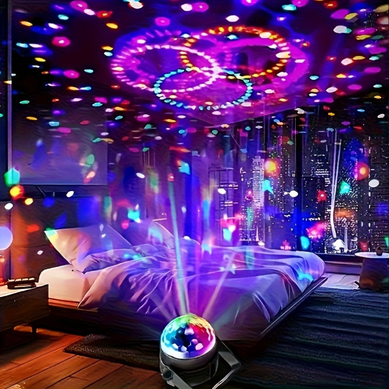 1 hd prism rgb disco ball light rotating disco ball light
