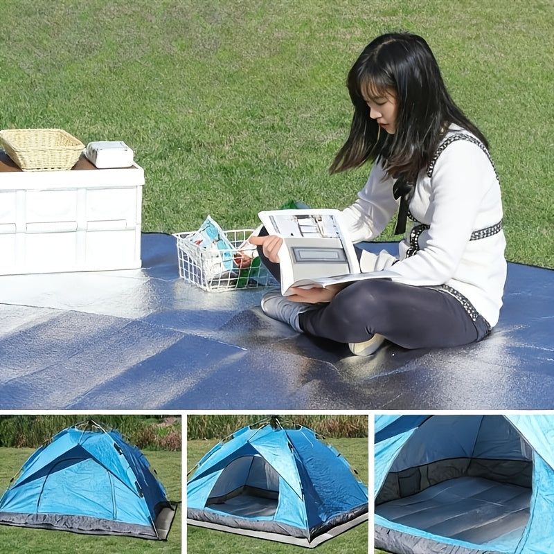 2pcs large thick camping picnic mat insulated epe material