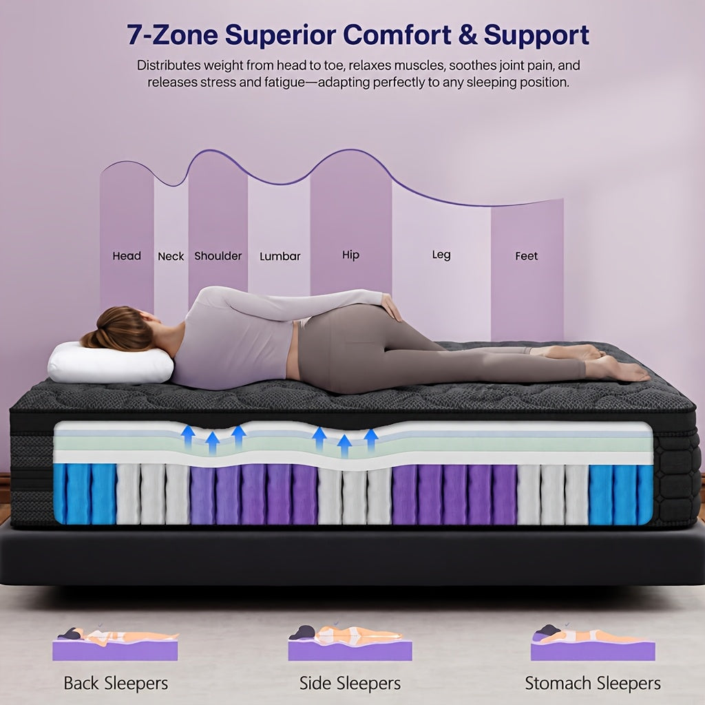 luxurious gel memory foam mattress hypoallergenic medium