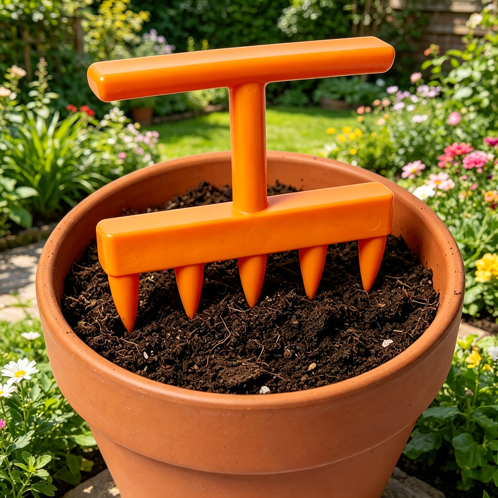 garden hole punch seeder home vegetable flower seedling hole
