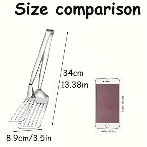 1pc multifunctional stainless steel serving tongs buffet
