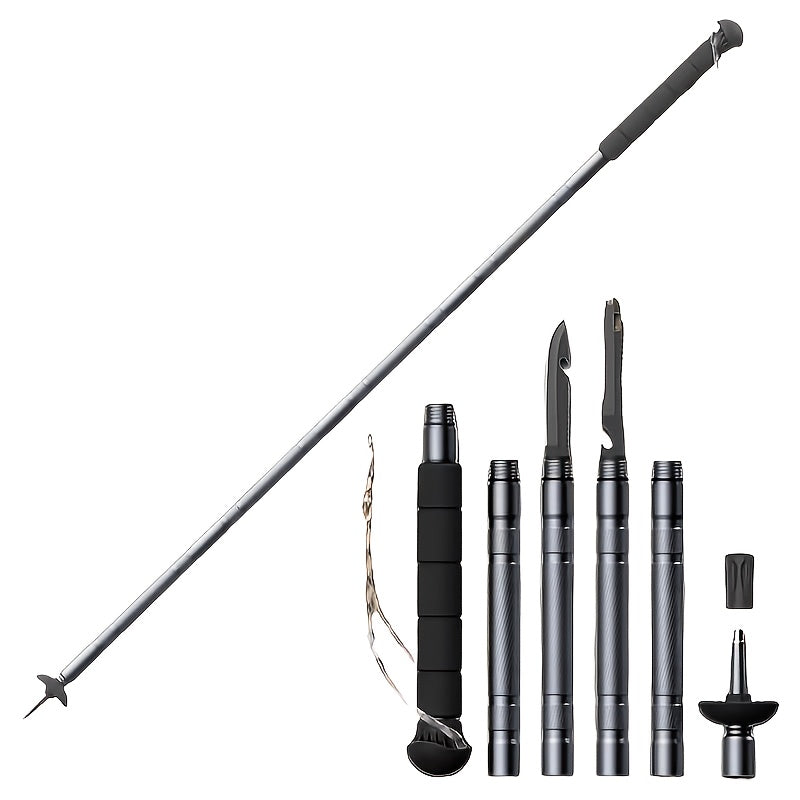 multifunctional trekking poles aluminum alloy outdoor