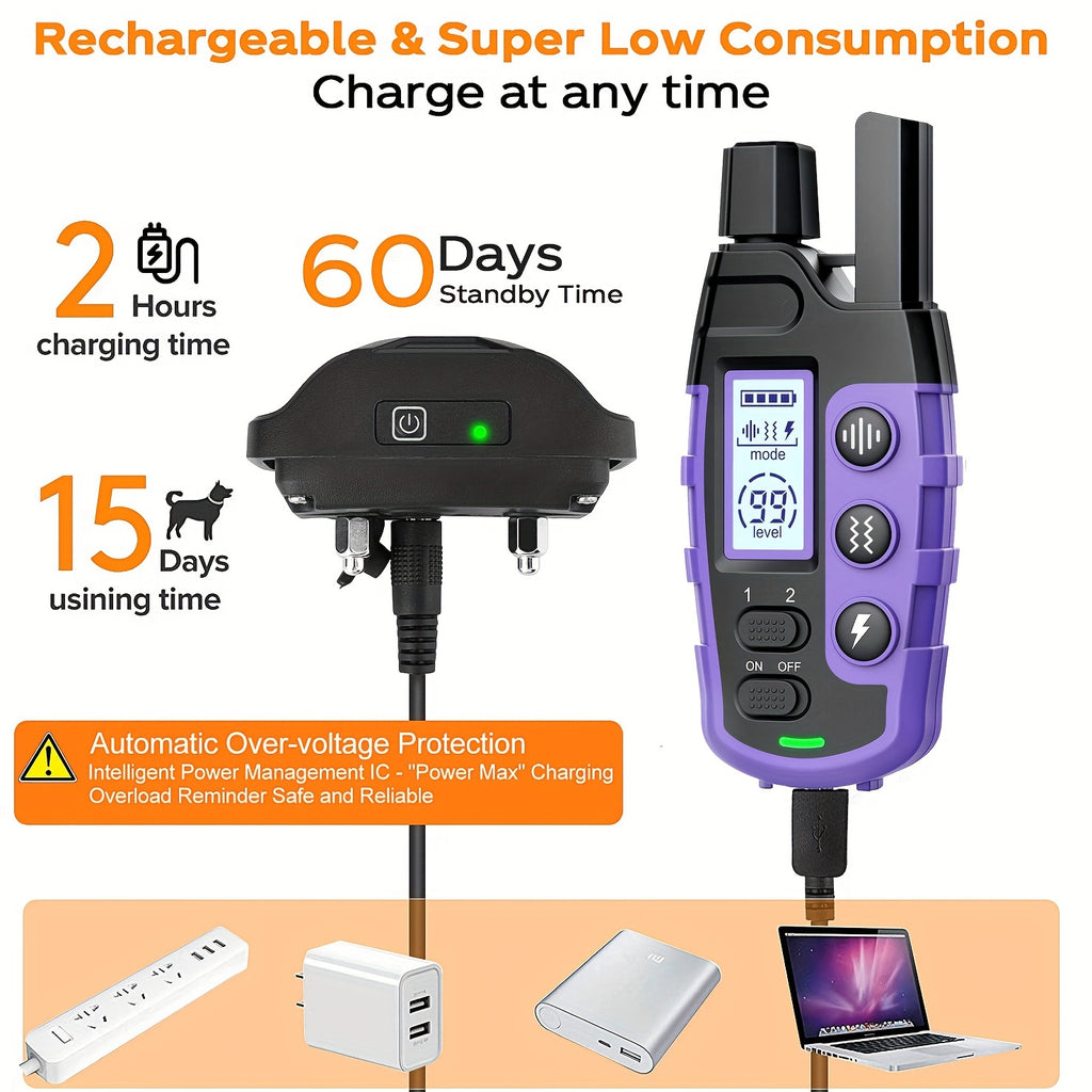 4150ft dog training collars remote adjustable nylon strap
