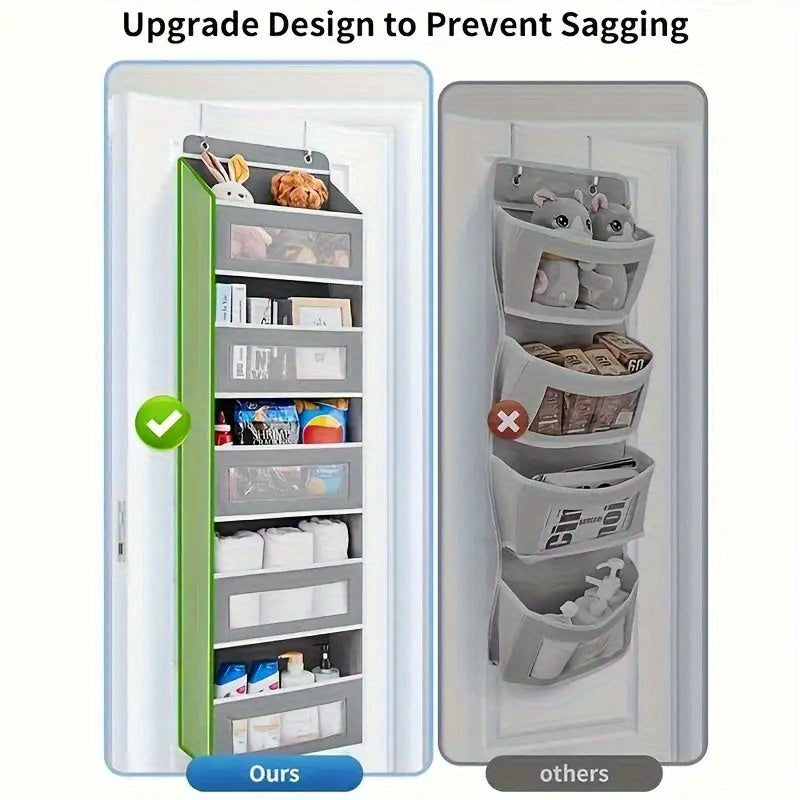 5 layer behind door storage rack 19 96kg load bearing