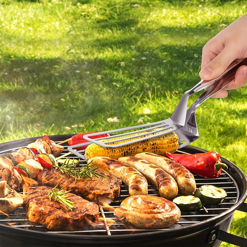 1pc multifunctional stainless steel serving tongs buffet