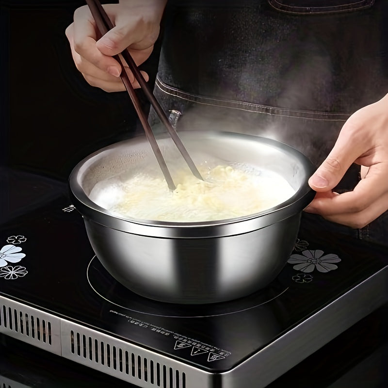2pcs stainless steel micro perforated colander set multi