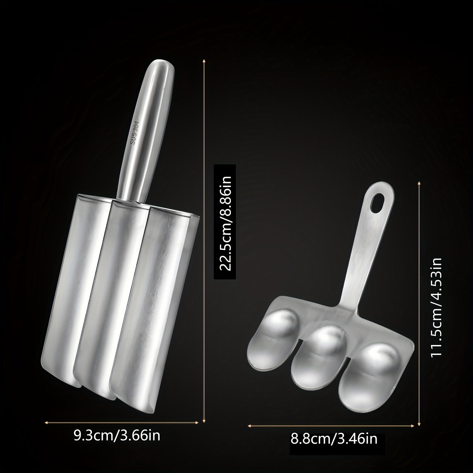 stainless steel triple meatball maker meatball maker tool