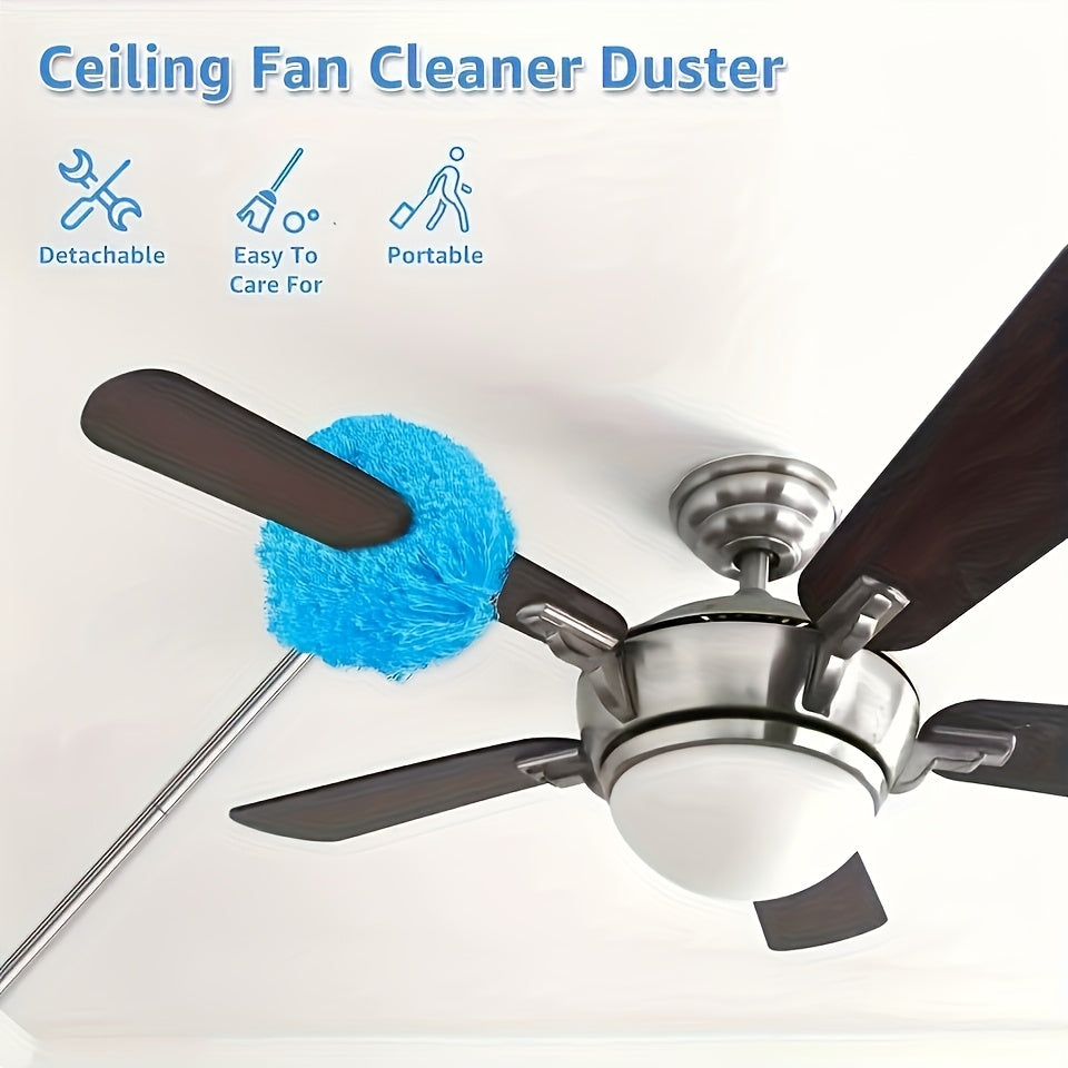 household dust mop ceiling fan duster telescopic rod