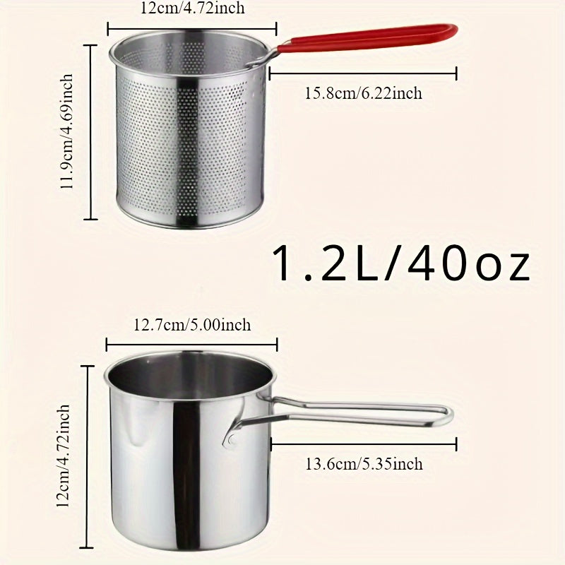 stainless steel deep fryers filter rack compact