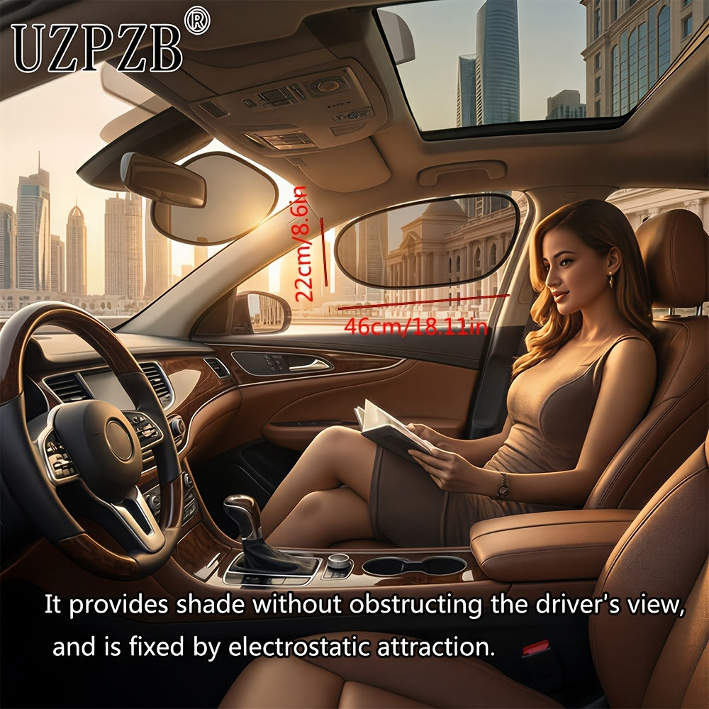 car windshield side window sunshades electrostatic