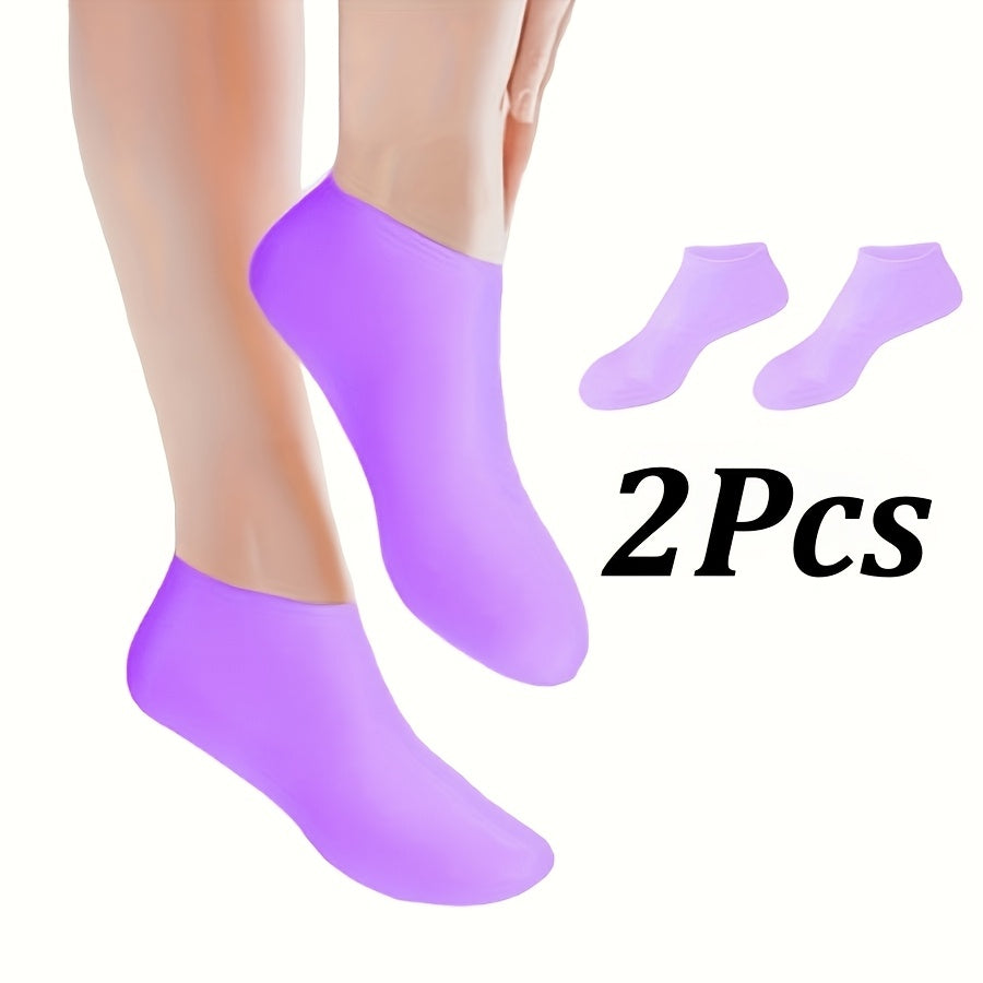 2pcs womens silicone socks   protection socks aloe vera