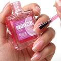 clear pink nail strengthener keratin