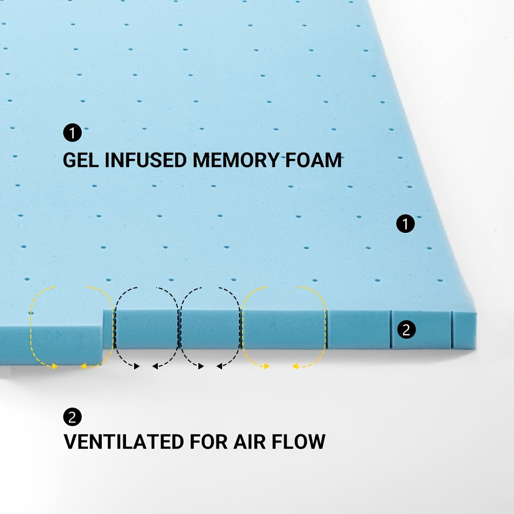 cooling gel mattress topper gel premium memory foam mattress
