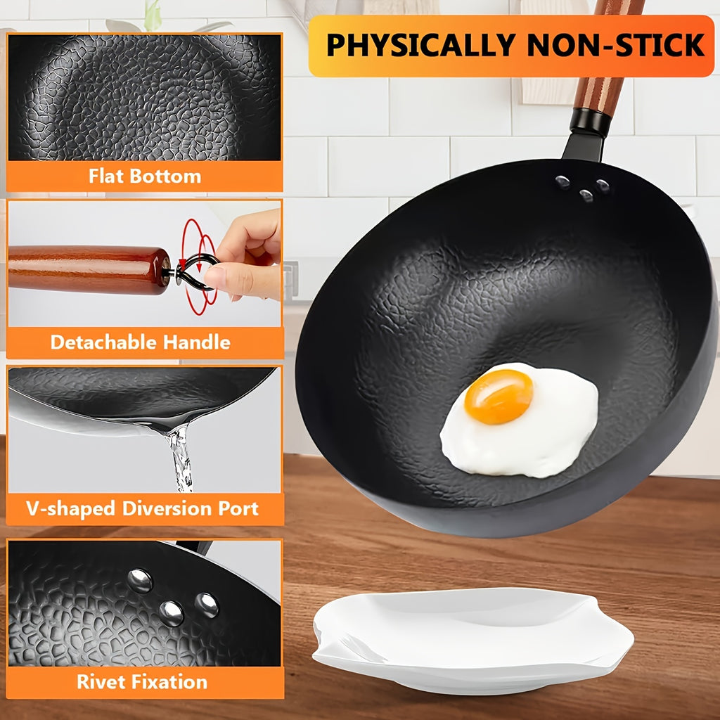 wok   frying pan wok set nonstick 12 6 inch pan 13