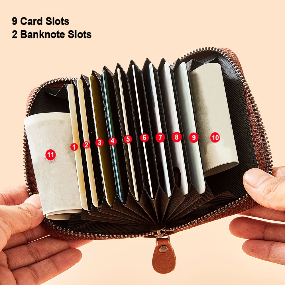 rfid leather wallet fathers day gifts men rfid blocking