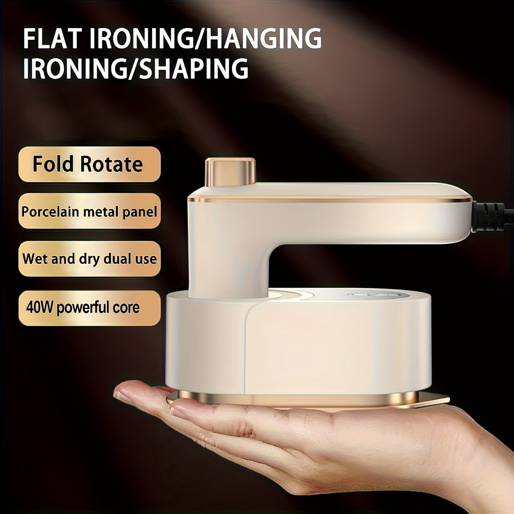 mini portable folding steam iron 180 rotating