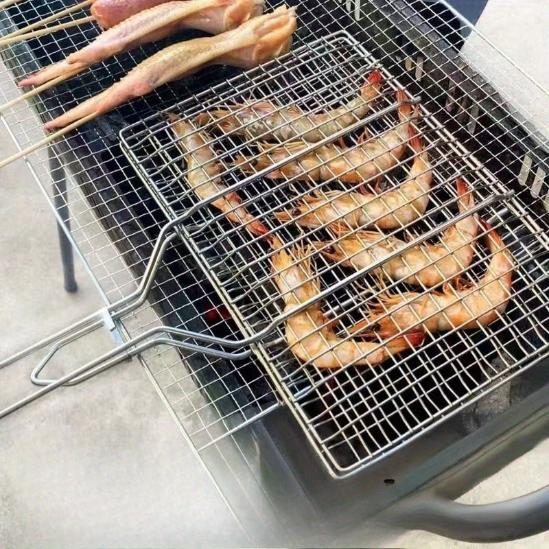 bbq grill basket large capacity perfect grilling fish
