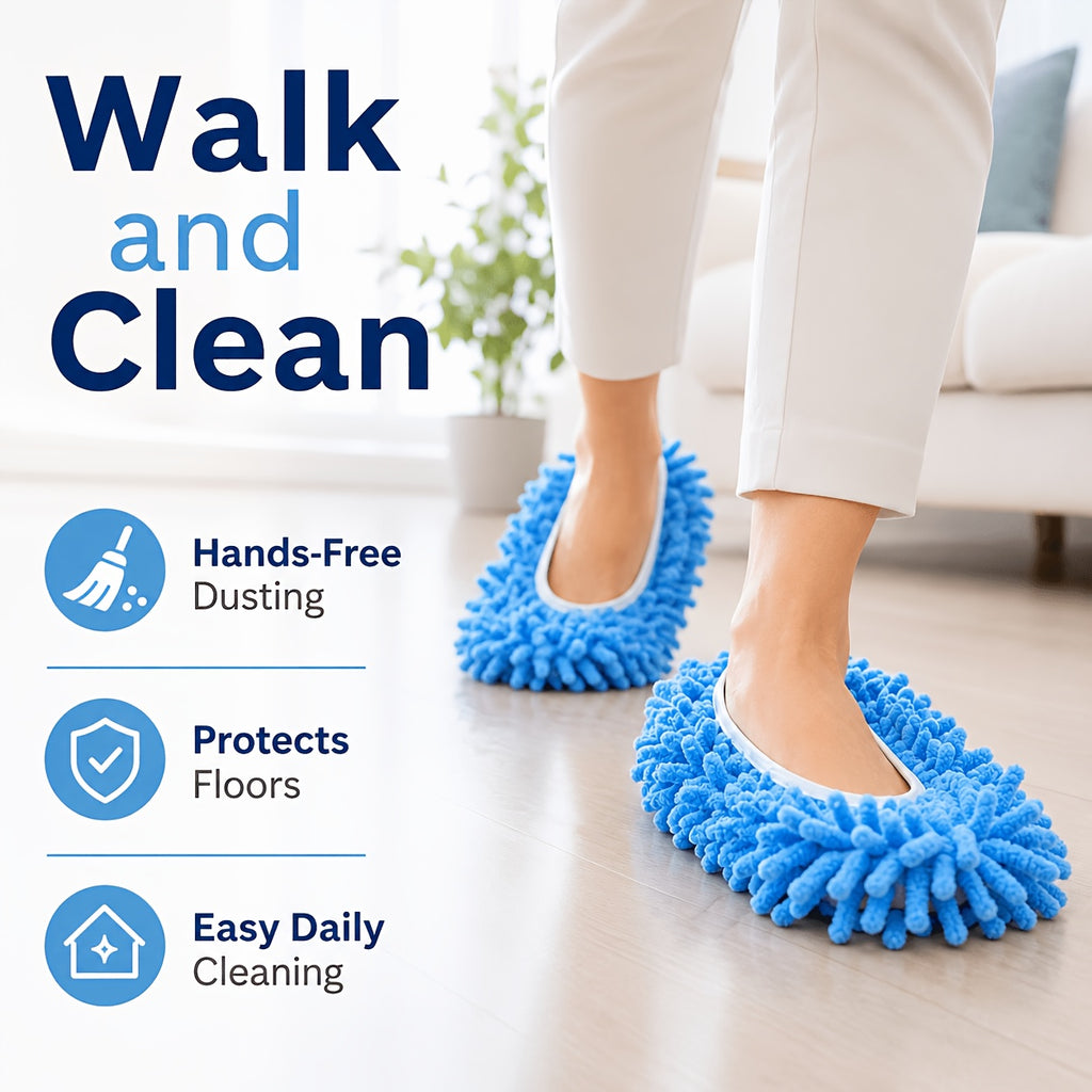 ultra   cleaning house blue mop slippers floor