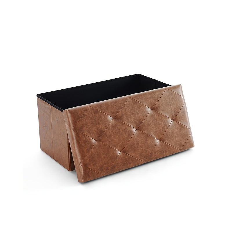 30 43 inch heavy duty folding storage   bench shoe