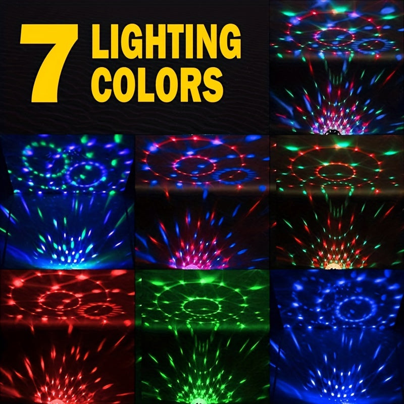 2 4pcs   sound activated party lights remote