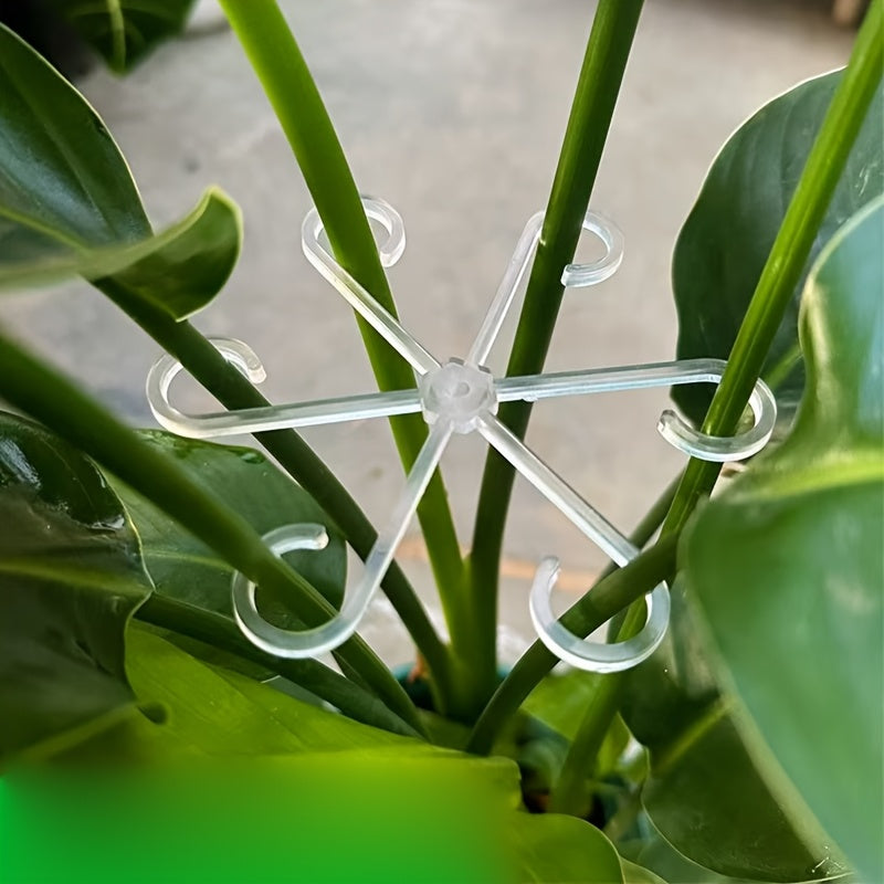 8pcs turtle bamboo holder support anti fall frame spring