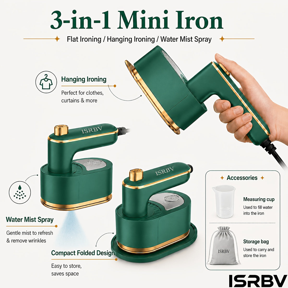 1 portable mini travel iron mini ironing machine