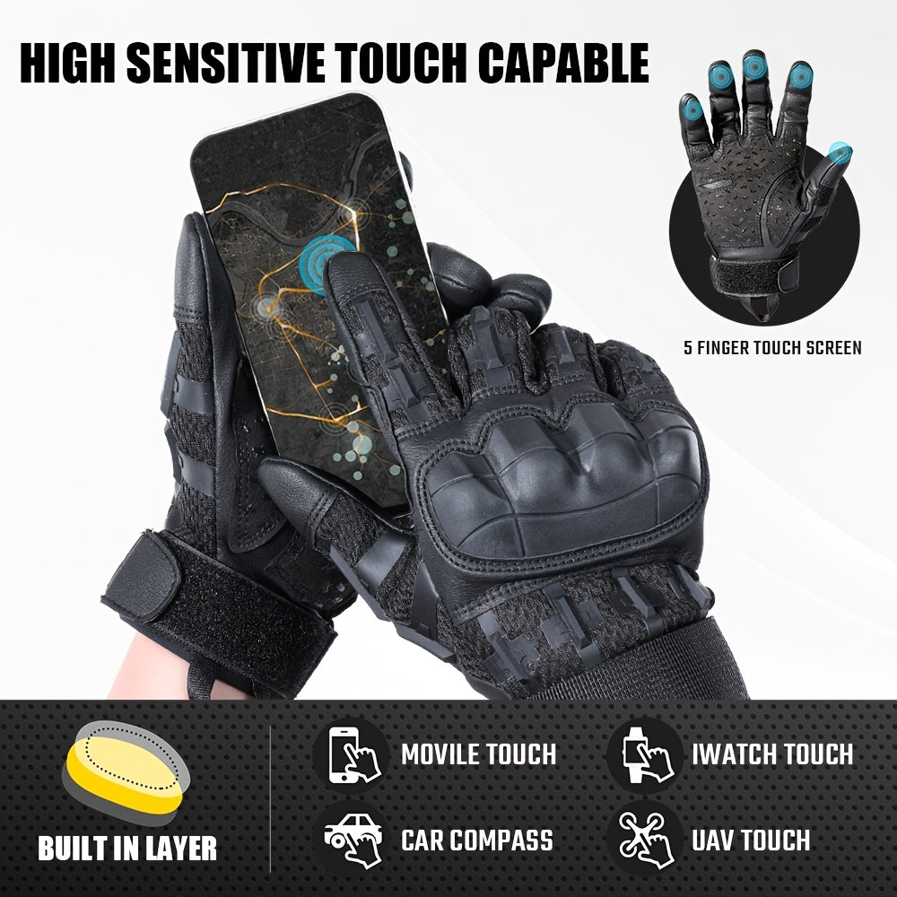 mens hard shell protective gloves