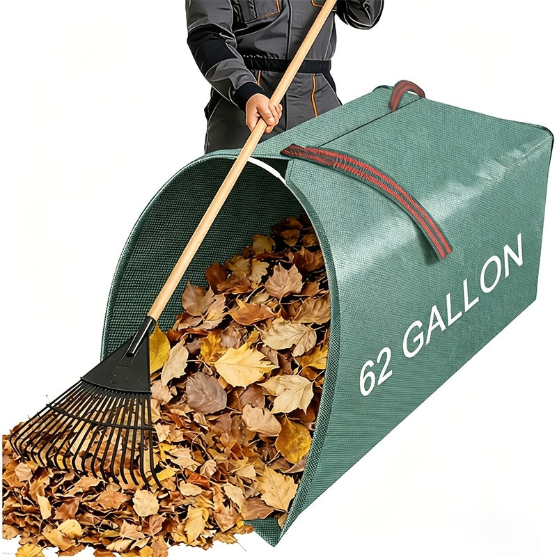 62 gallon multi functional large leaf collector used upright
