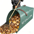 62 gallon multi functional large leaf collector used upright