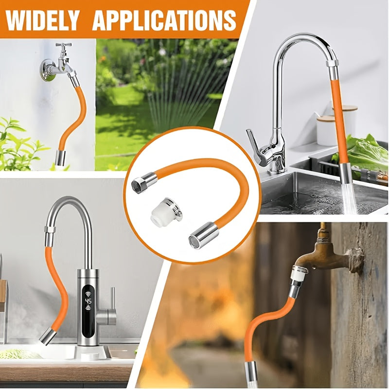 2pcs set 1pc hose 1pc universal connector faucet extension