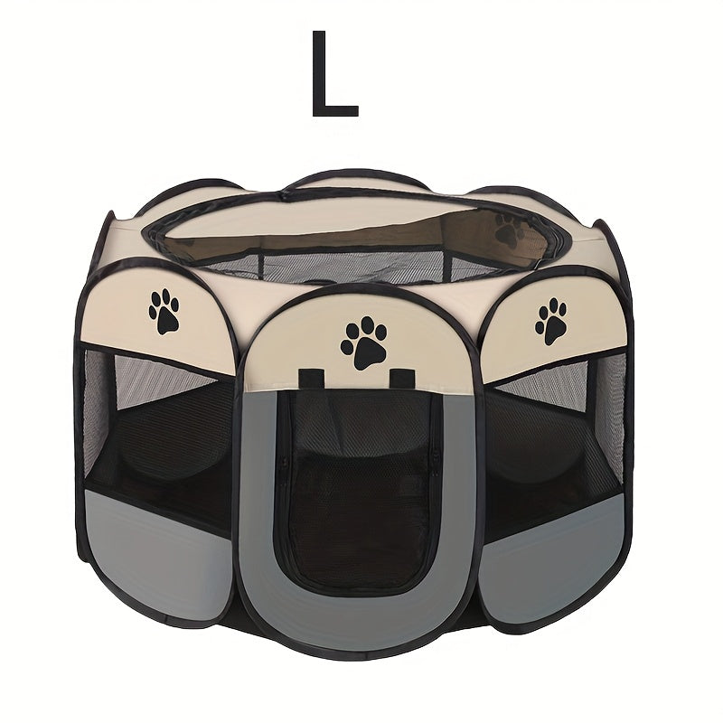 durable oxford cloth octagonal pet playpen