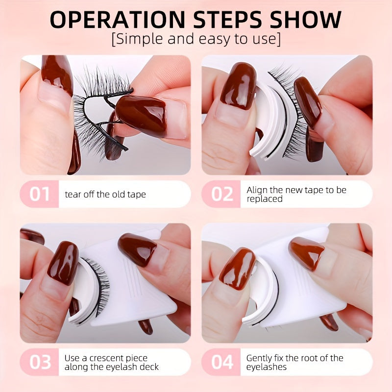 self   false eyelashes 3 pairs set pre   reusable