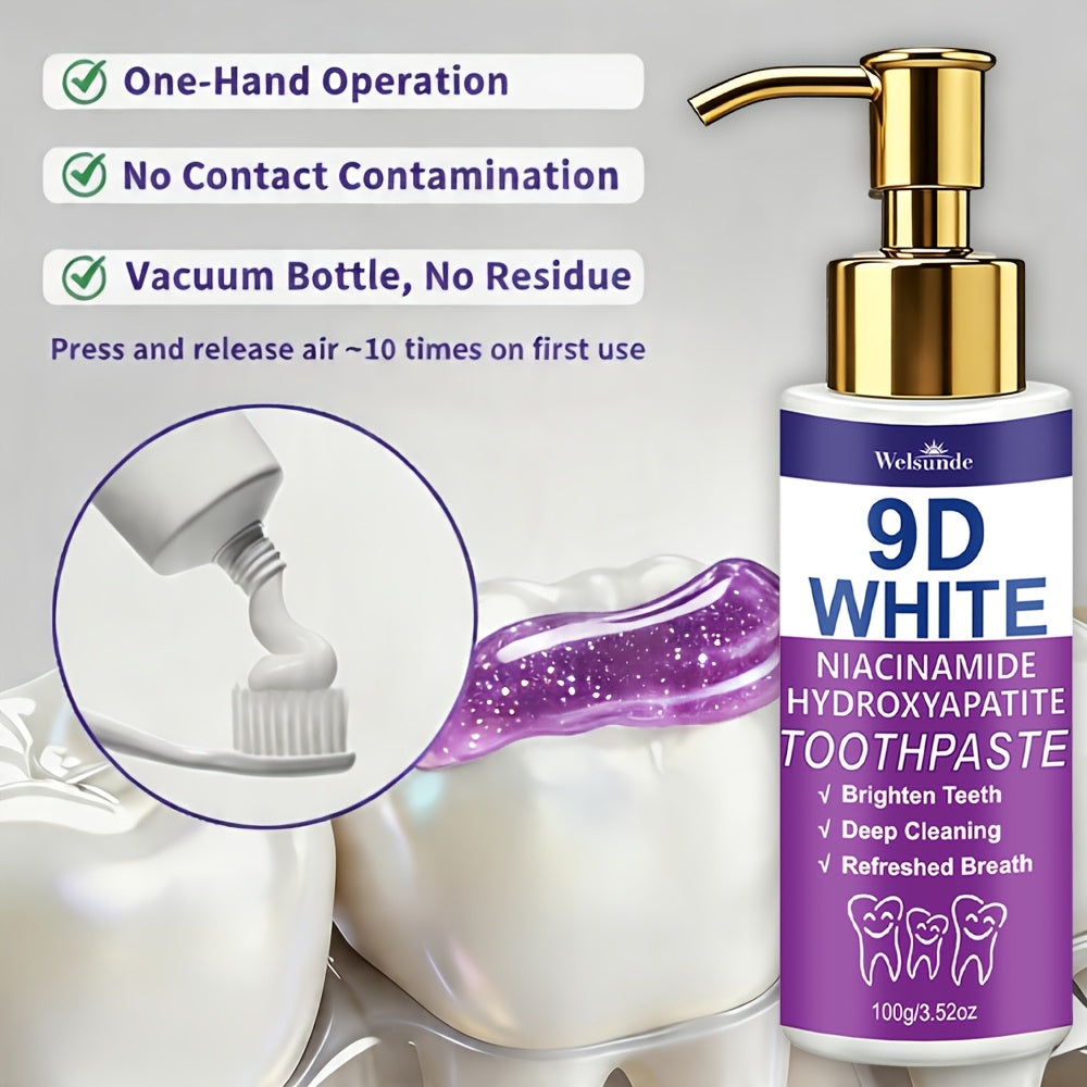 9  niacinamide hydroxyapatite toothpaste contains 20
