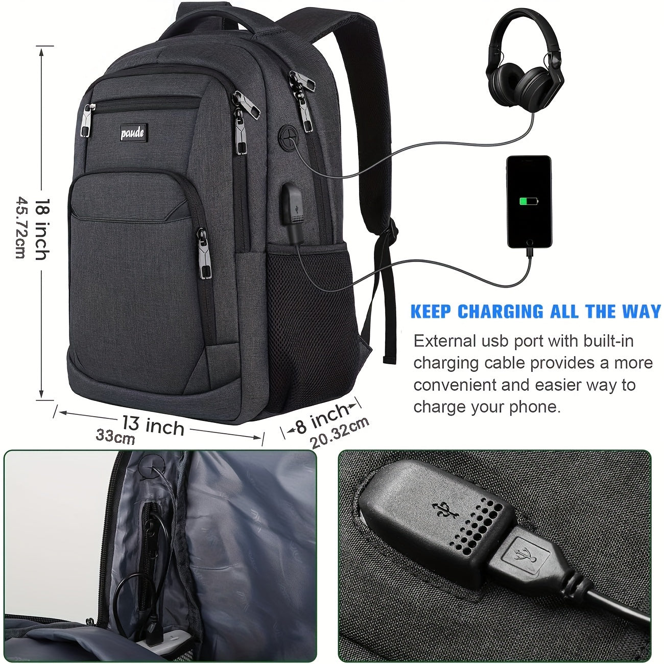 backpack men women school backpack teens 15 6 inch laptop