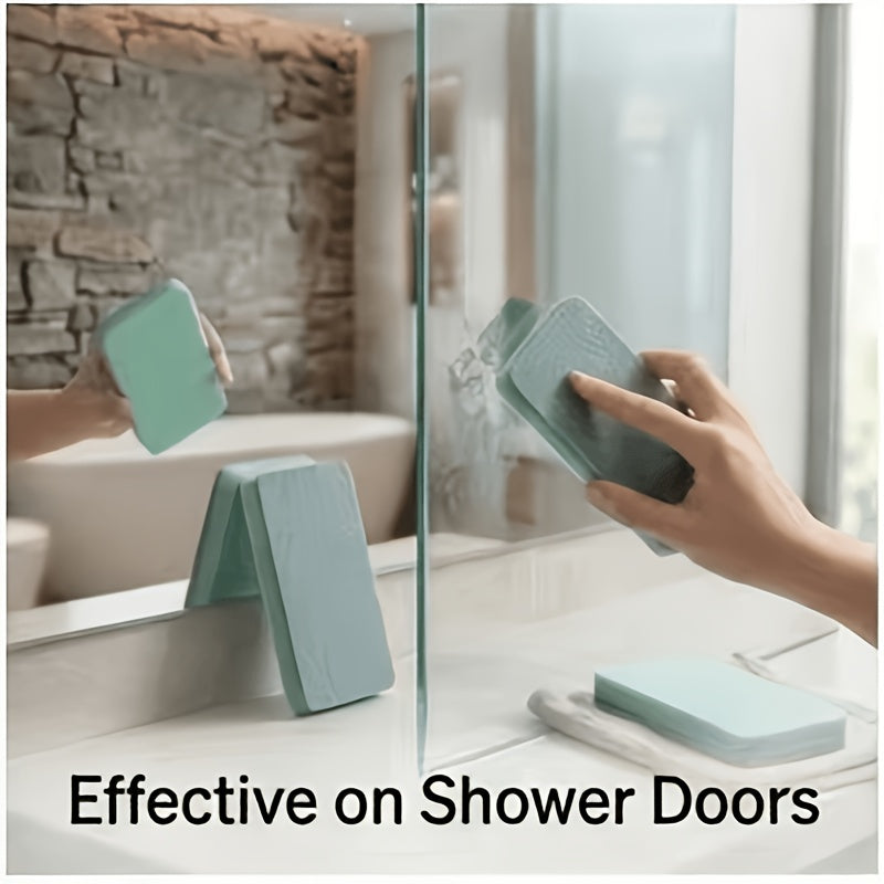 4pcs glass limescale magic cleaning brush set household