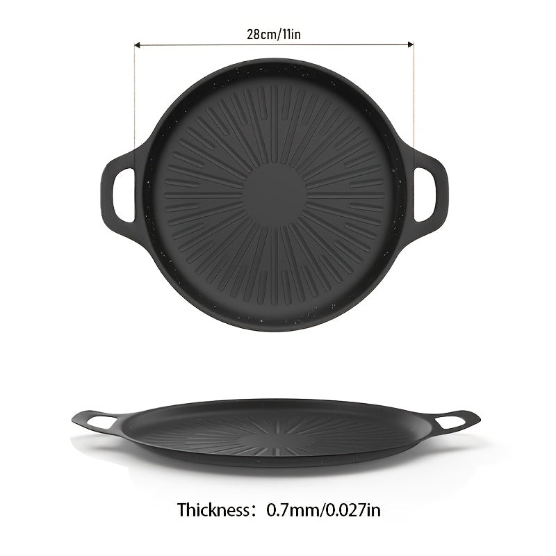 non stick frying   brush bbq griddle pan   heat oil
