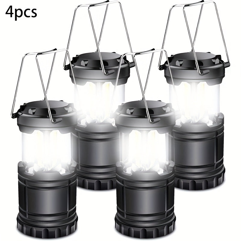 4pcs   led   portable collapsible