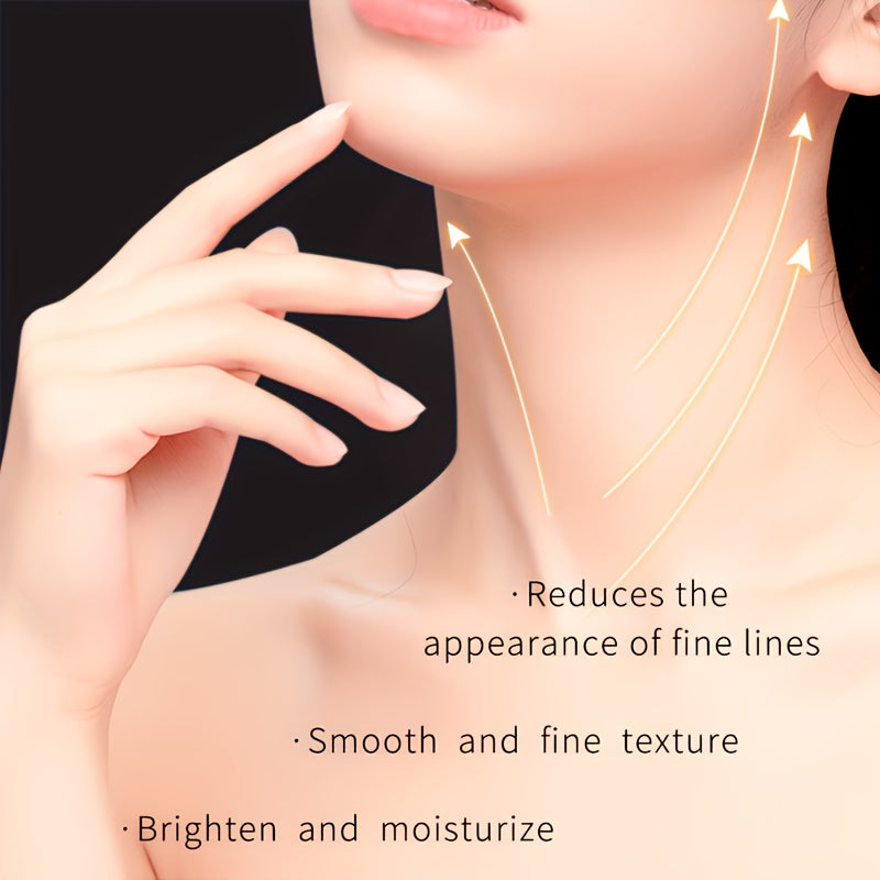 4pcs 24k golden neck mask hydration   lifts neck lines