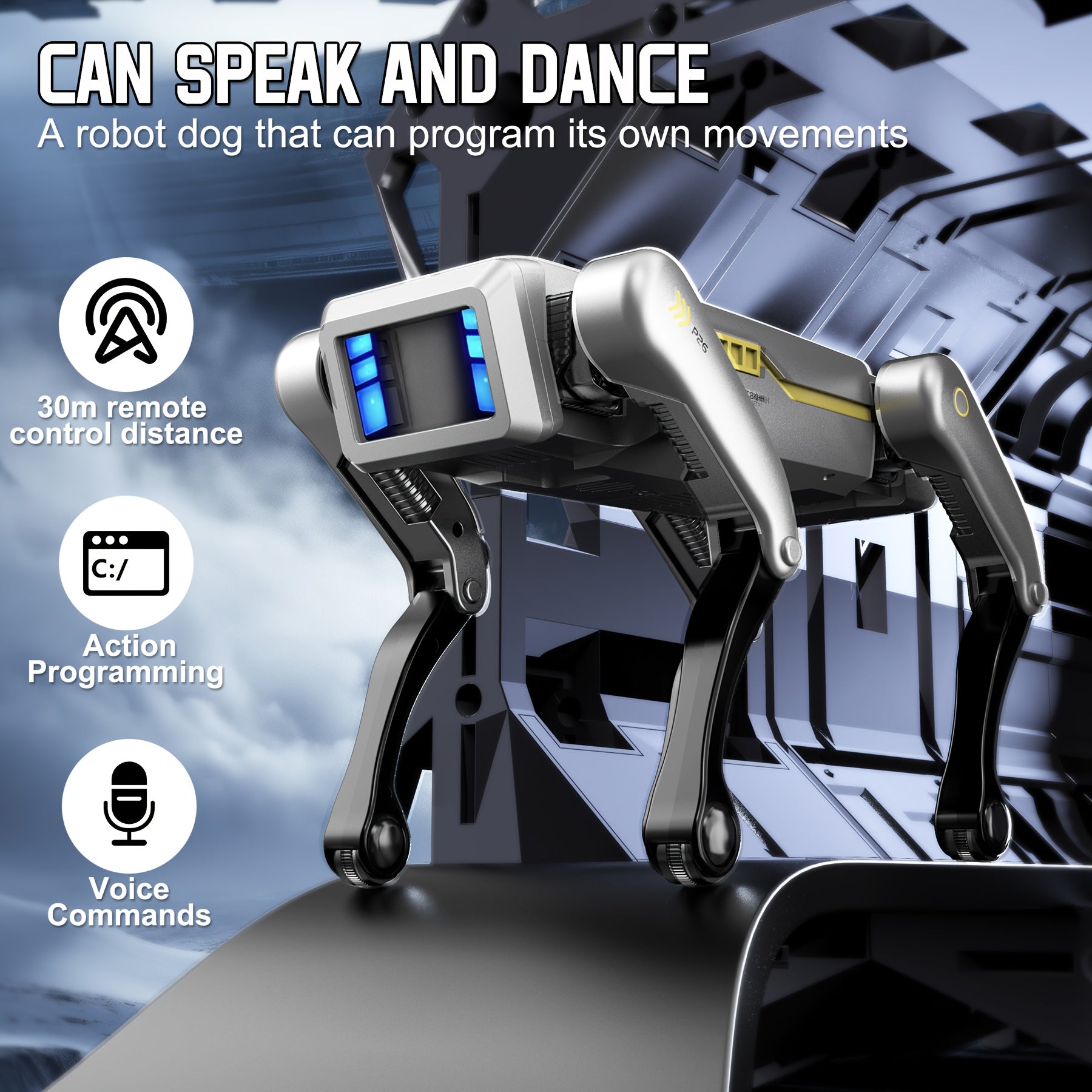 flash intelligent robot dog 2 4ghz remote