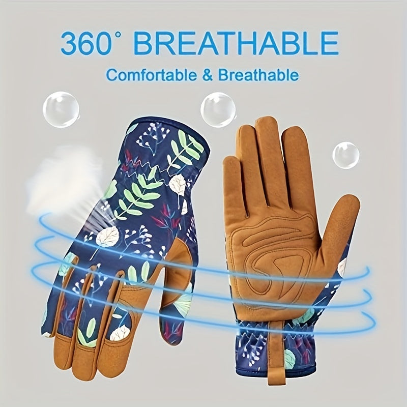 women breathable puncture proof gardening gloves non slip
