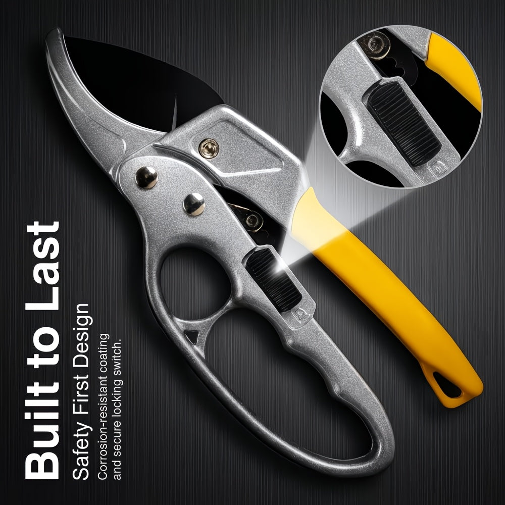 1pc professional ratchet anvil pruning shears segmented