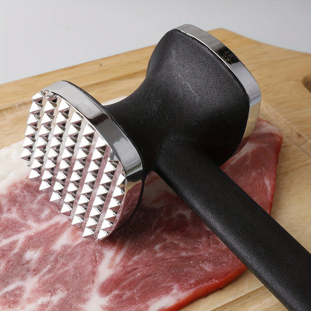 stainless steel meat hammer serrated edge ergonomic kitchen