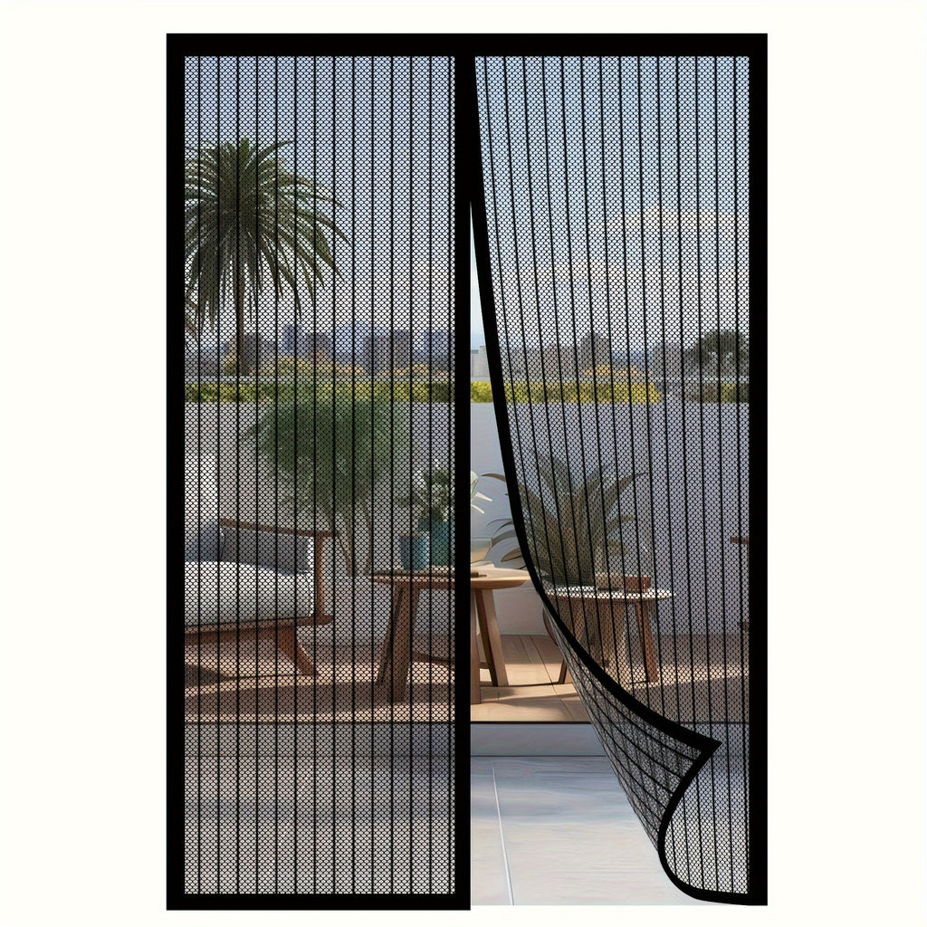 1pc magnetic screen door curtain